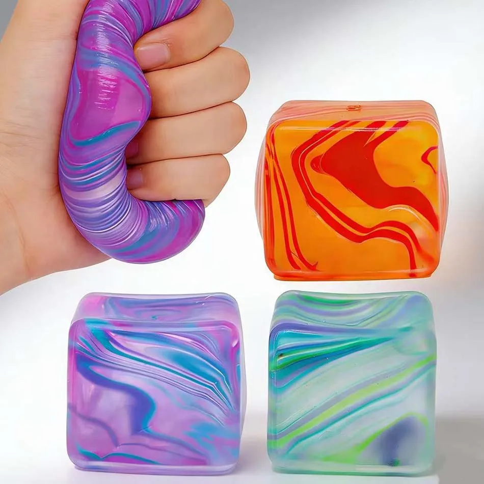 Hot sale Stress relieving flow pattern cube kneading, three-dimensional kneading venting toy slow rebound decompression