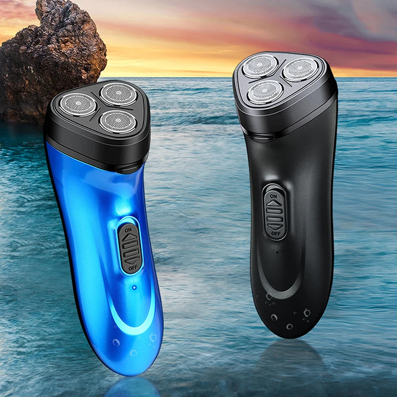 Mini Electric Shaver Men Portable Electric Razor Beard Knife USB Charging Men's Shavers Face Body Razor Men Shaver Three Heads