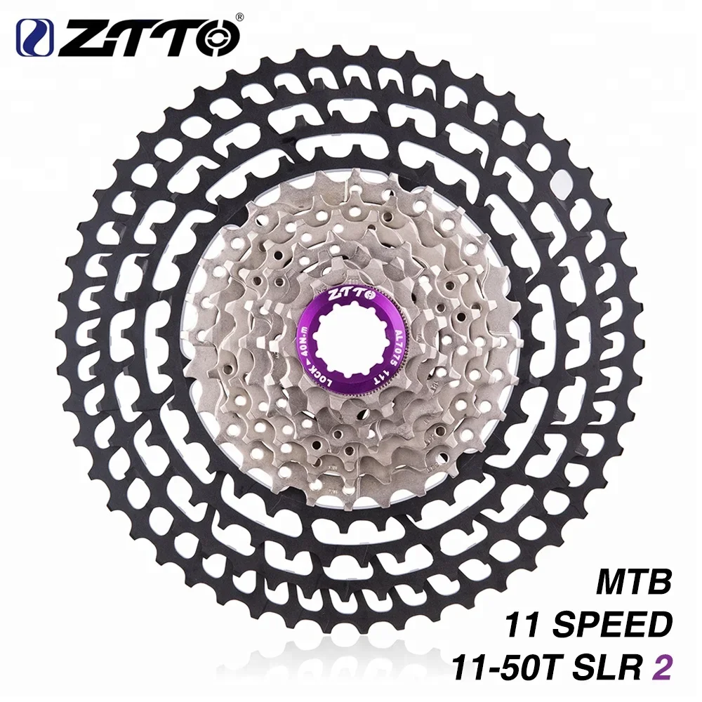 MTB Bicycle Parts 11 Speed Cassette Freewheel 11-50T SLR Ultra Light Bicycle Tower Wheel Hollow Aluminum Alloy Flywheel