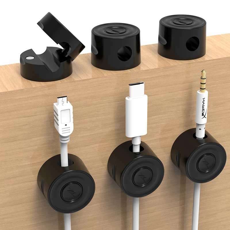 6 Stuks Datakabel Magnetische Kabel Manager Kabel Management Gesp Klem Compatibel Met Koptelefoonkabel Datakabel Oplaadkabel