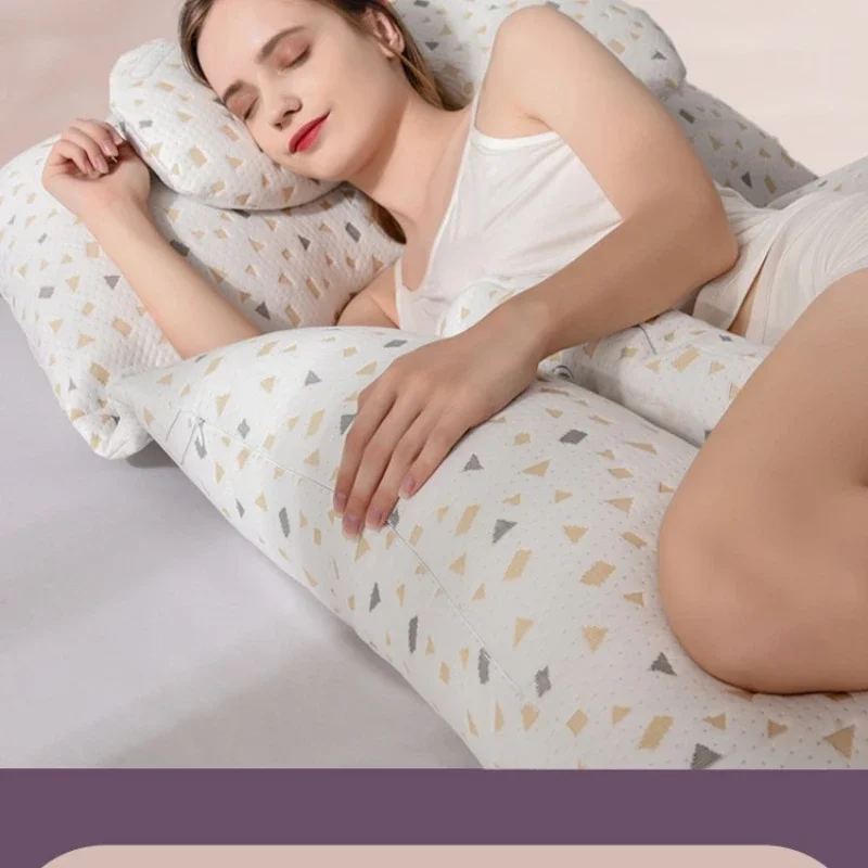 Almohadas para mujeres embarazadas, protección de cintura, almohadas para dormir de lado, soporte para el vientre, Clip para piernas, almohadas de soporte para el embarazo