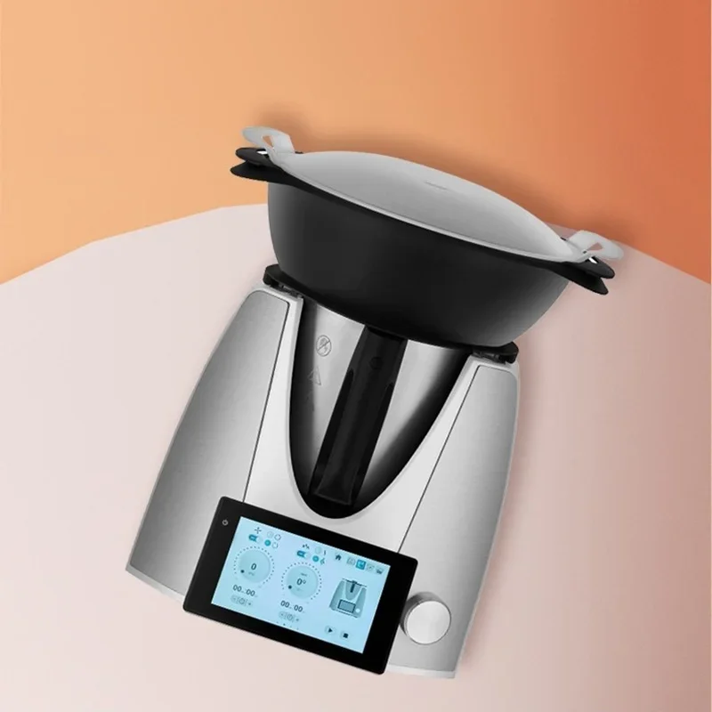 220V Multifunctional Food Processor, Automatic Cooking and Food Processing Machine with Heating and Mixing Functions