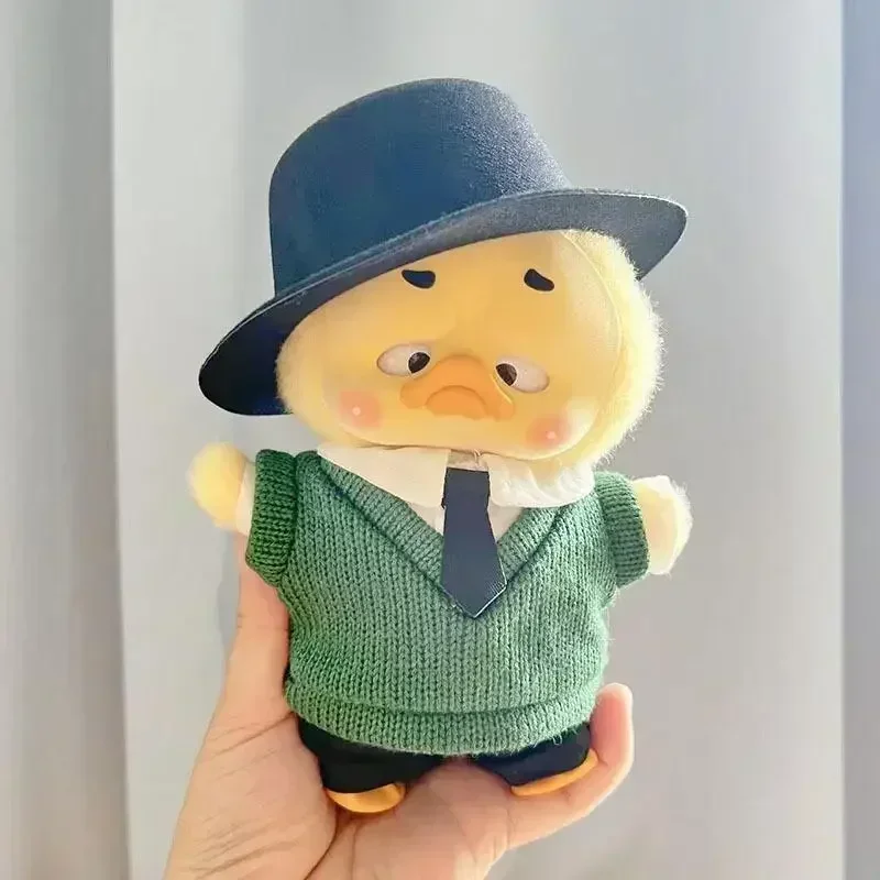 Annoying Duck 시리즈 인형 교체 의상, 15cm, 노란색 오리 인형 옷 액세서리, 드레싱 게임 원피스