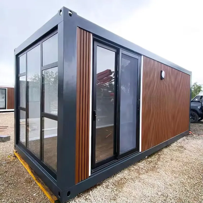 One Room One Hall Container Villa Lightweight Steel Structure Mobile House for Outdoor Homestay Office Cross-Border Integrated