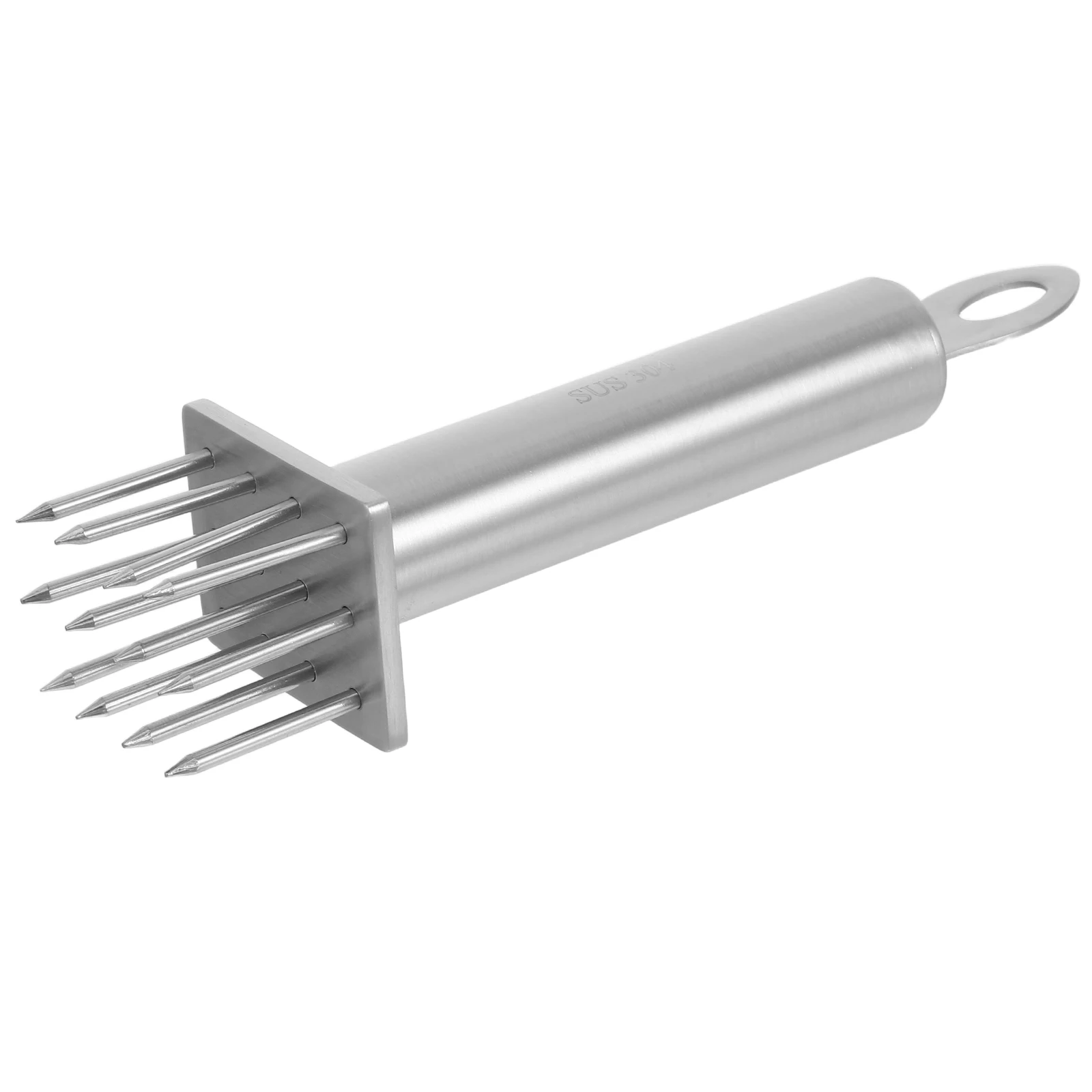 

1pc Stainless Steel Tenderizer Mallet 12-Needle Kitchen For Beef Chicken Tenderizing Pounding Ergonomic Handle Fiber