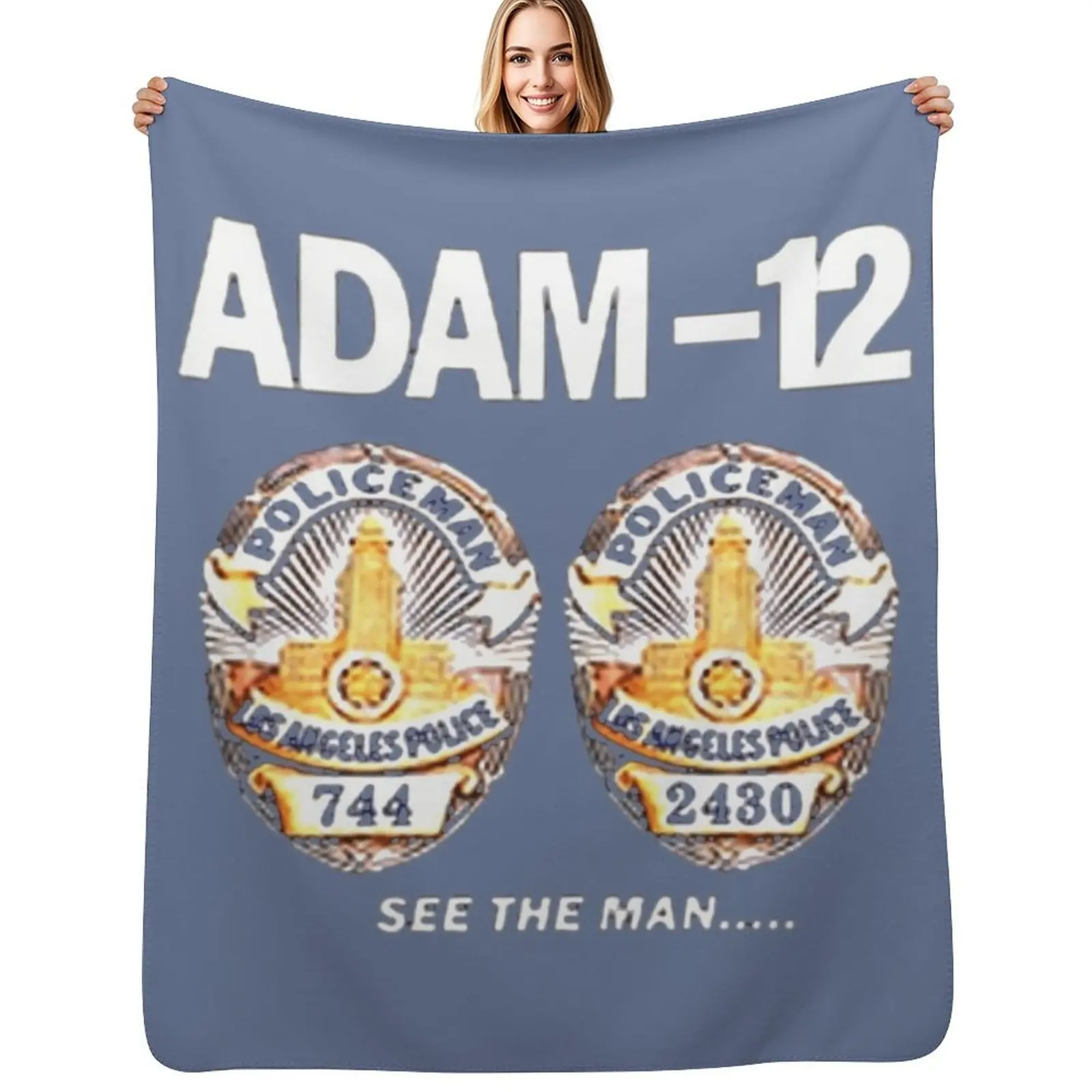 

Adam-12 TV Series 70's Retro Throw Blanket Sofas Blankets Sofas Of Decoration Retros Stuffeds Blankets