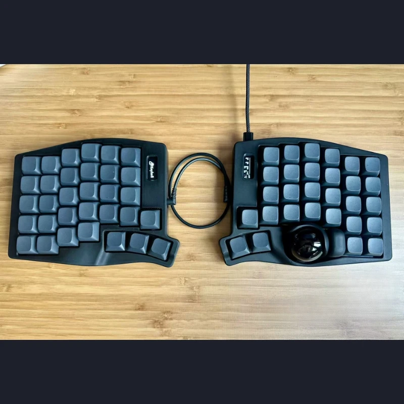 

Keyball NEO 61key RGB Split Keyboard Kit with Trackball Bluetooth Wireless/wired Support Choc V1/V2 Low Profile Split Keyboard