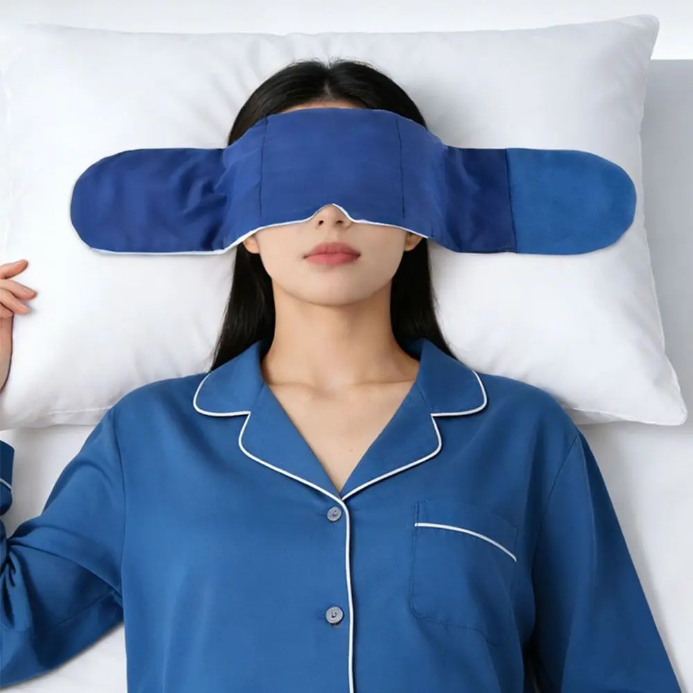 Ultra Light Gravity Weighted Eye Mask Soft Breathable Skin-Friendly Sleeping Mask Sleep Aid Double-sided Use