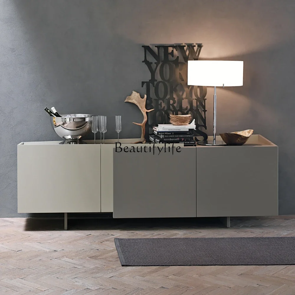 

Nordic light luxury dining edge post-modern simple multi-functional shoe cabinet