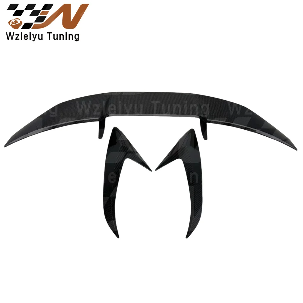 Vors Style Dry Carbon Fiber Rear Trunk Spoiler Wing Fit For Lotus Emira 21-24 High Quality Fitment