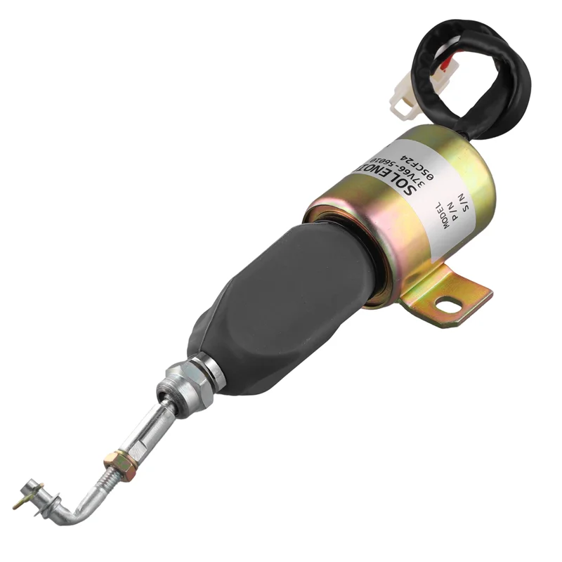 【Ceda de preço! !】Solenóide de parada 37V66-56010 12V/24V Solenóide de desligamento de combustível 05CF24 1751ES-12E6ULB1S1 P612-B5V24 1700-1512
