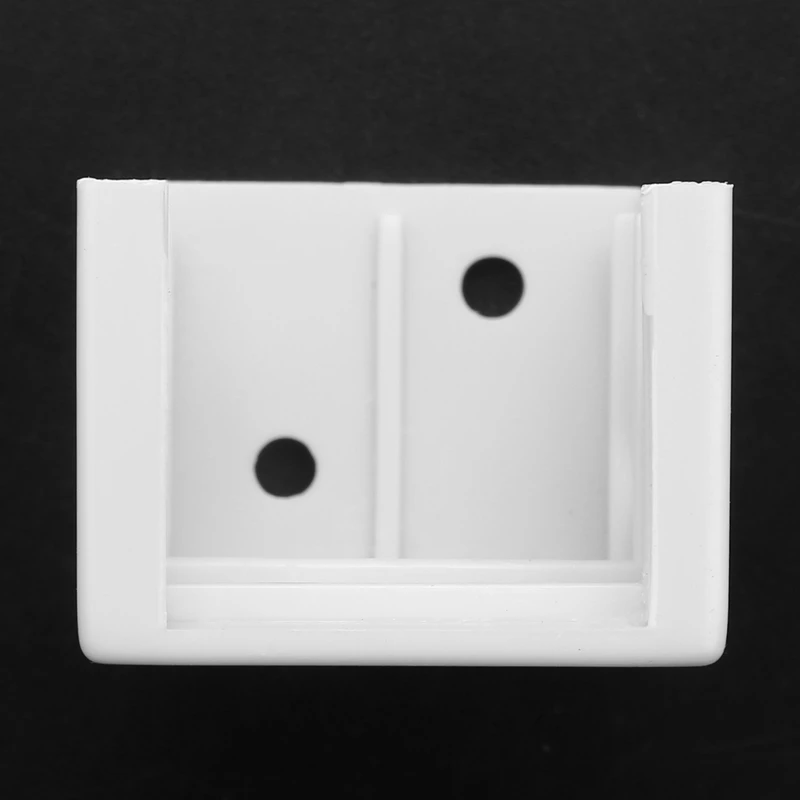 12X 1 Inch Blind Brackets White Profile Box Mounting Bracket Window Blinds Headrail Bracket