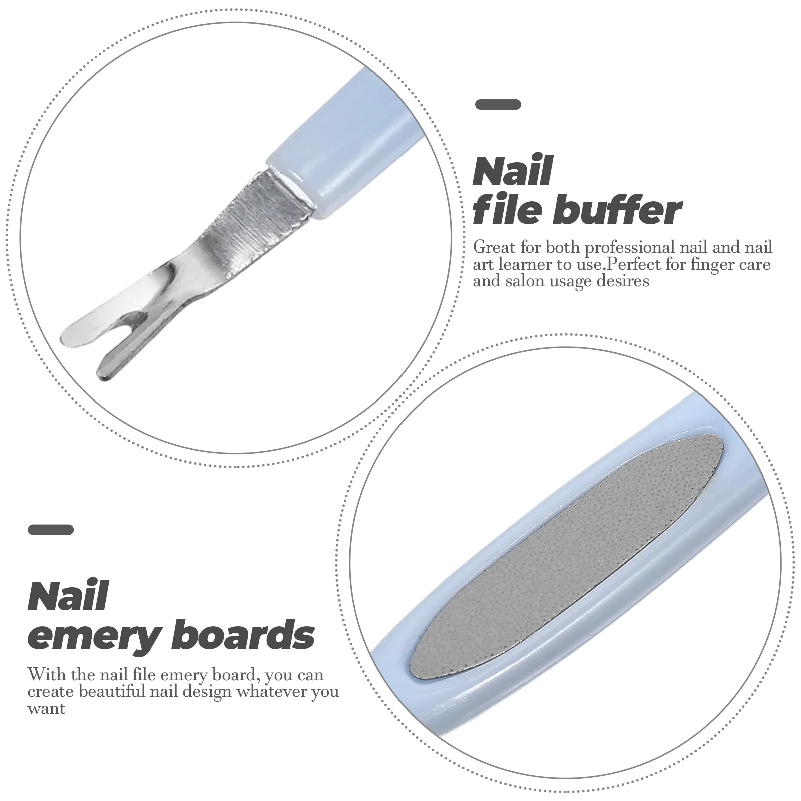 

2 шт., буфер для пилочки для маникюра, педикюра, искусства, прочные наждачные пластиковые материалы, простые в использовании, разные цвета, наждачные доски для ногтей