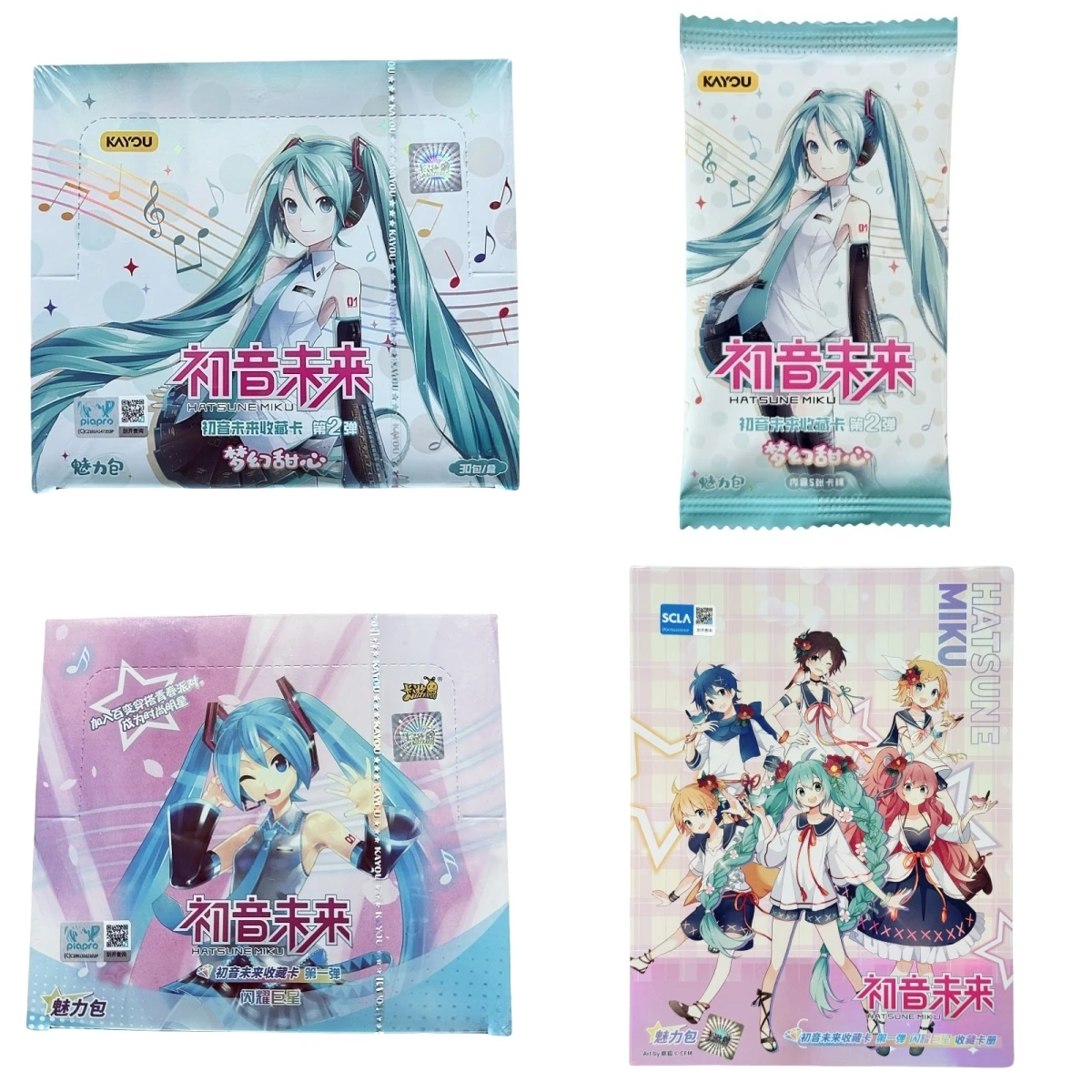 KAYOU Genuine Hatsune Miku Collection Hobby Cards Virtual Singer Shine Superstar Halloween Cosplay Cute Children's Gift