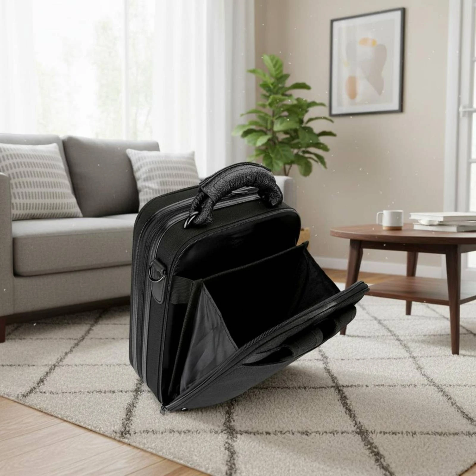 Bb Clarinet Case Long-Lasting Bb Clarinet Bag Instrument Carrier Water-Repellent Music Gear Shock-Resistant for Travel