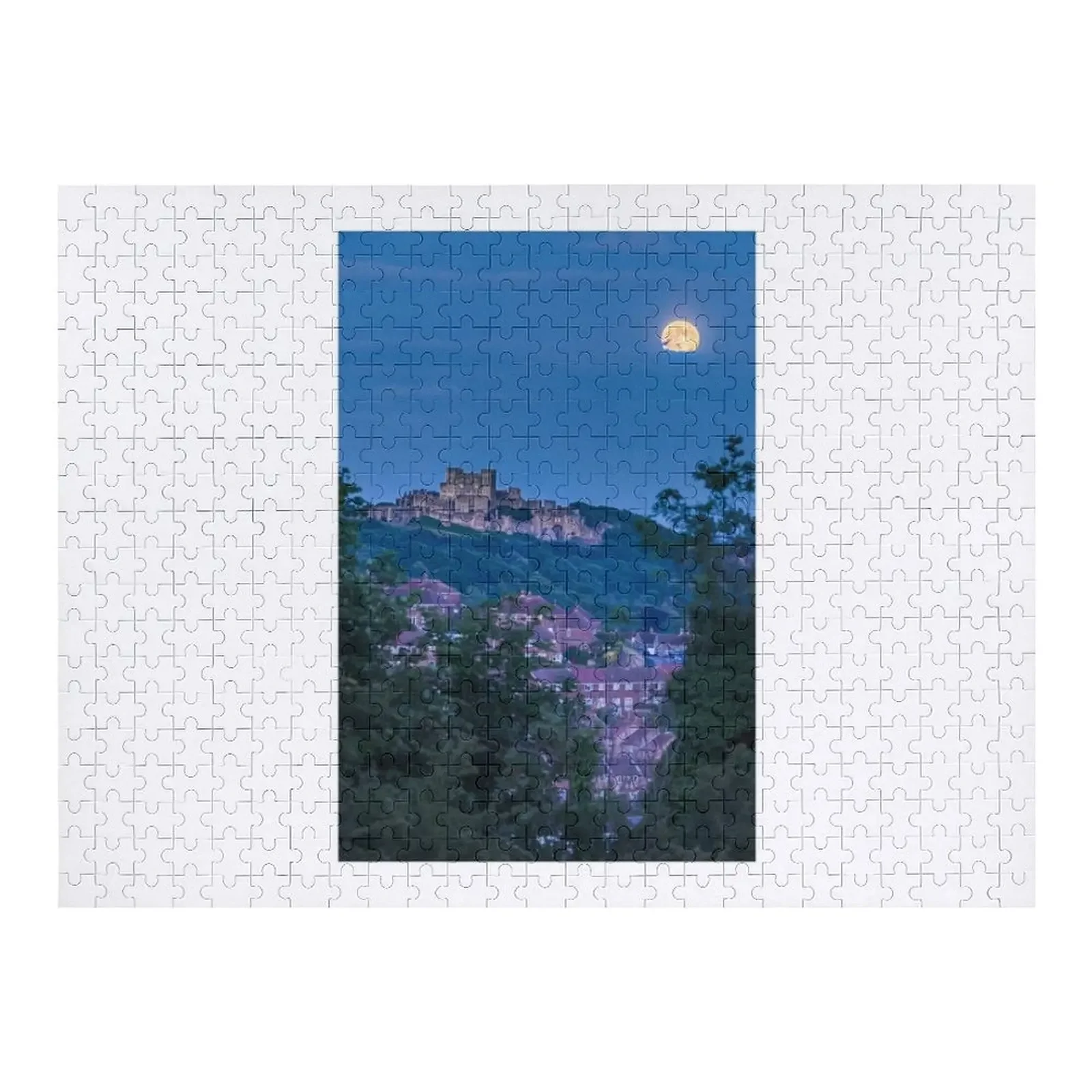 

Dover Castle Moon Jigsaw Puzzle Wood Photo Personalized Custom Jigsaw Children Custom Gifts Puzzle