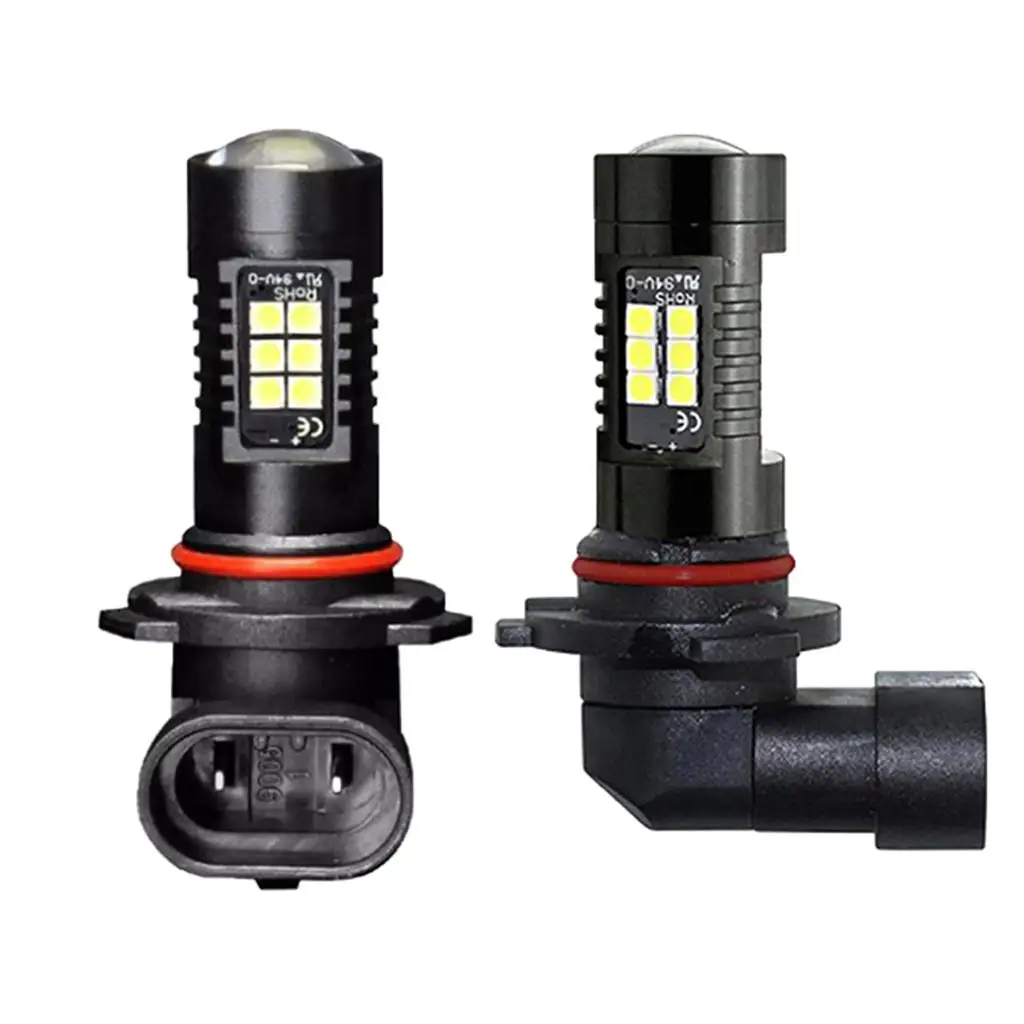 2X Aluminum Alloy H1SMD LED Fog Driving Light Bulbs Daytime Running