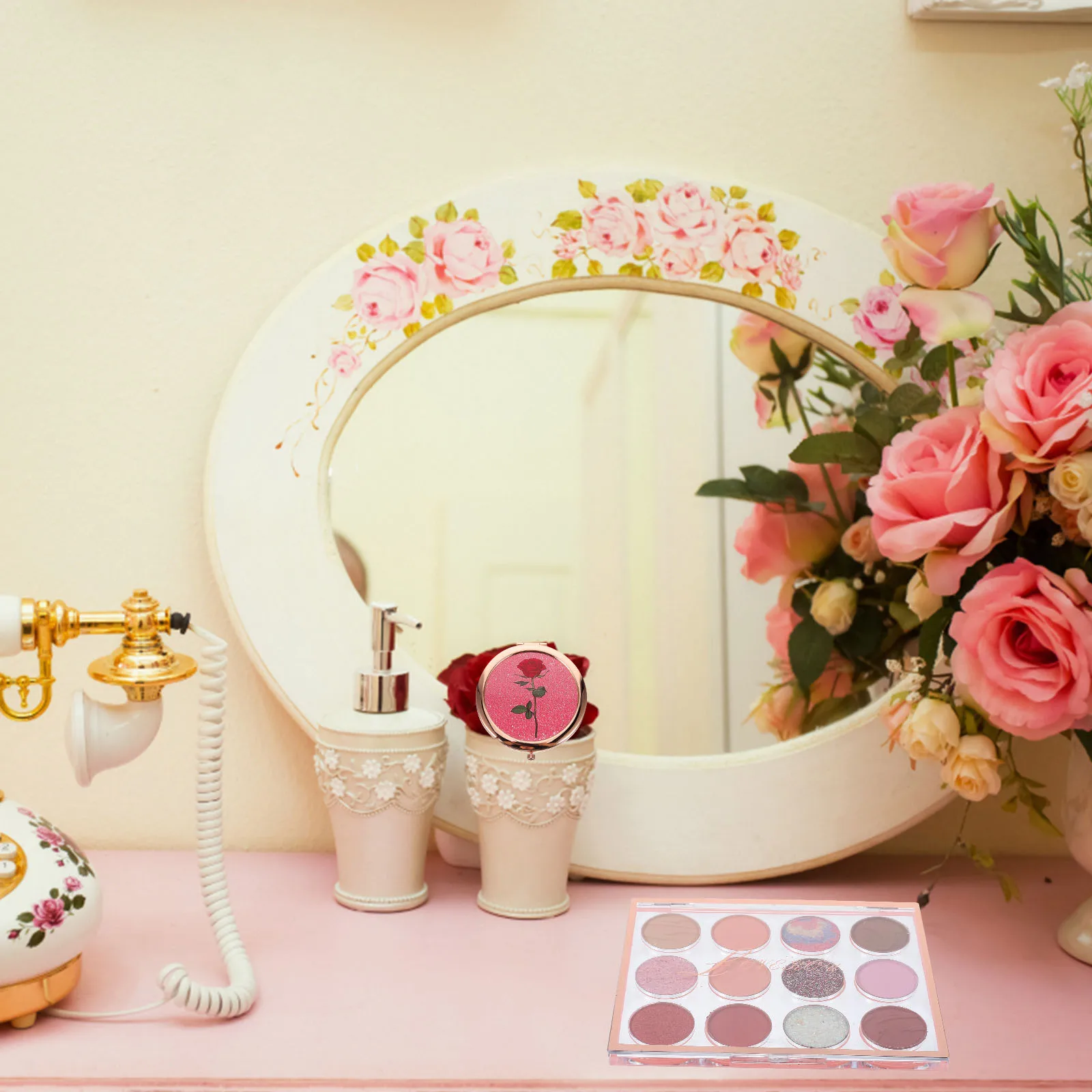 

Sturdy 12 Grids Eye Shadow Palette Women Makeup Portable Glitter Eyeshadow Tray Lightweight Sparkle Shimmer Case Travel Outdoor