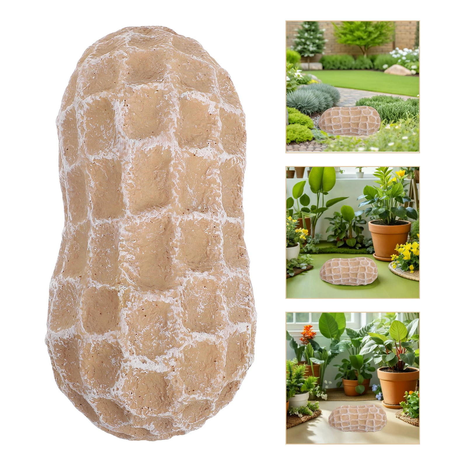 Hide Key Box Gartenhalter Hider outside Outdoor Beige Peanut Hides The