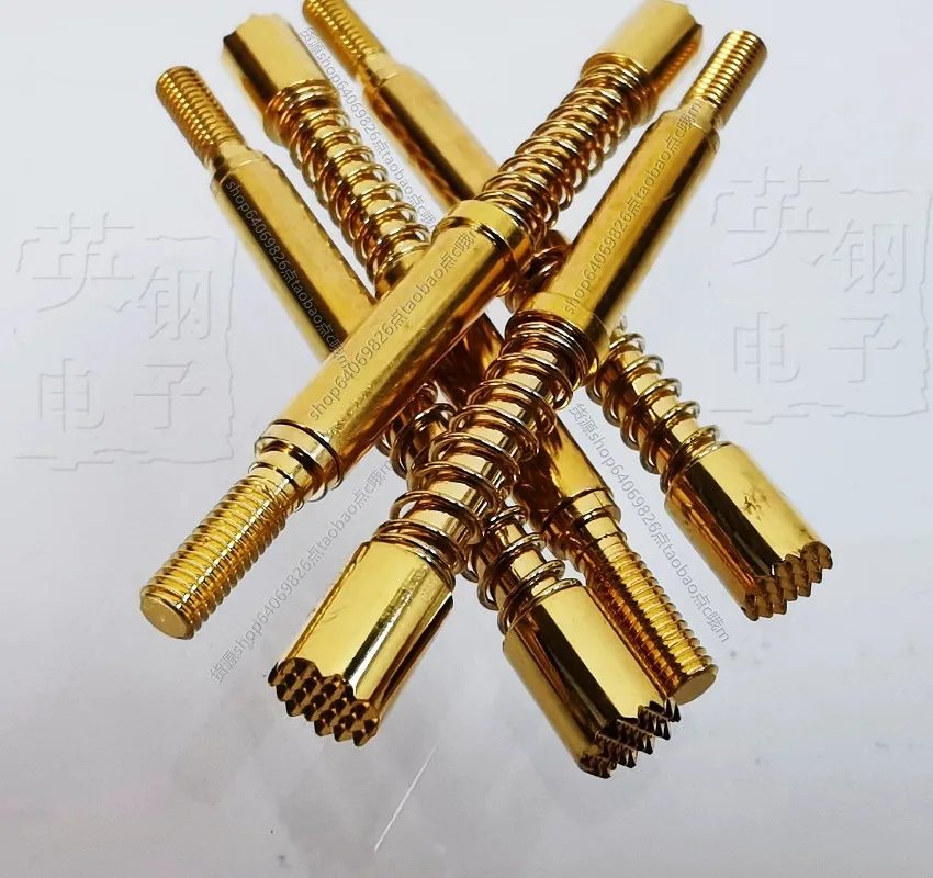 For High Current Spring Test Probe HRS420*4820H Plum Blossom Tip 4.2*48.2 15A-100A Replacement Pogo Pin
