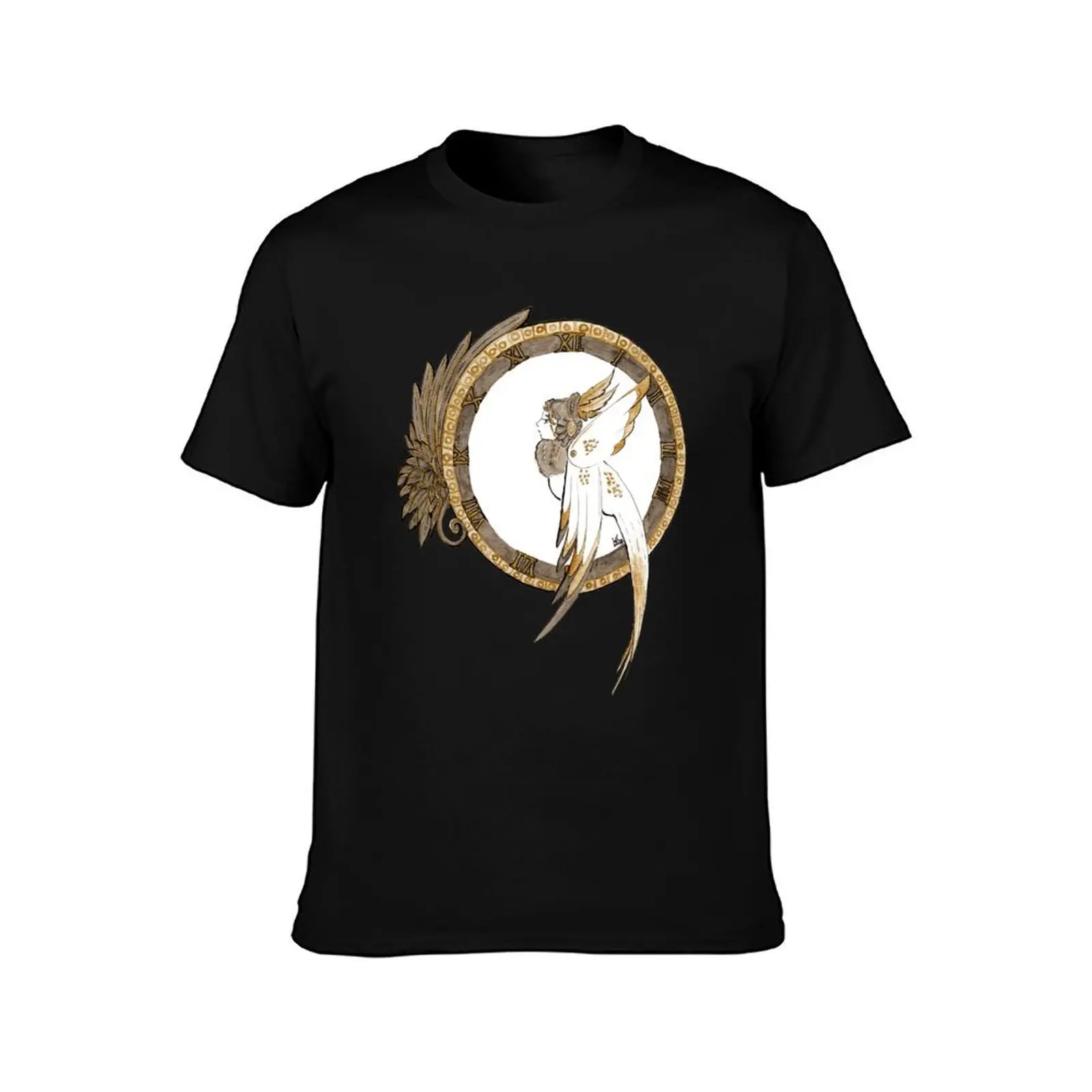 Siren clock T-Shirt men t shirt cotton 100% T-Shirt