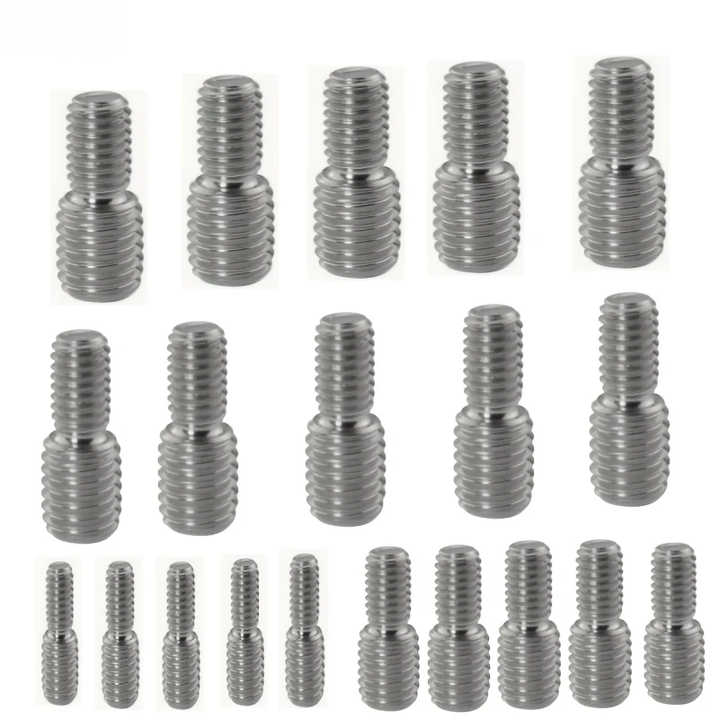 20pcs 304Stainless steel conversion screw-Reducing screw-Large and small double-headed bolts-Reduced-diameter screw