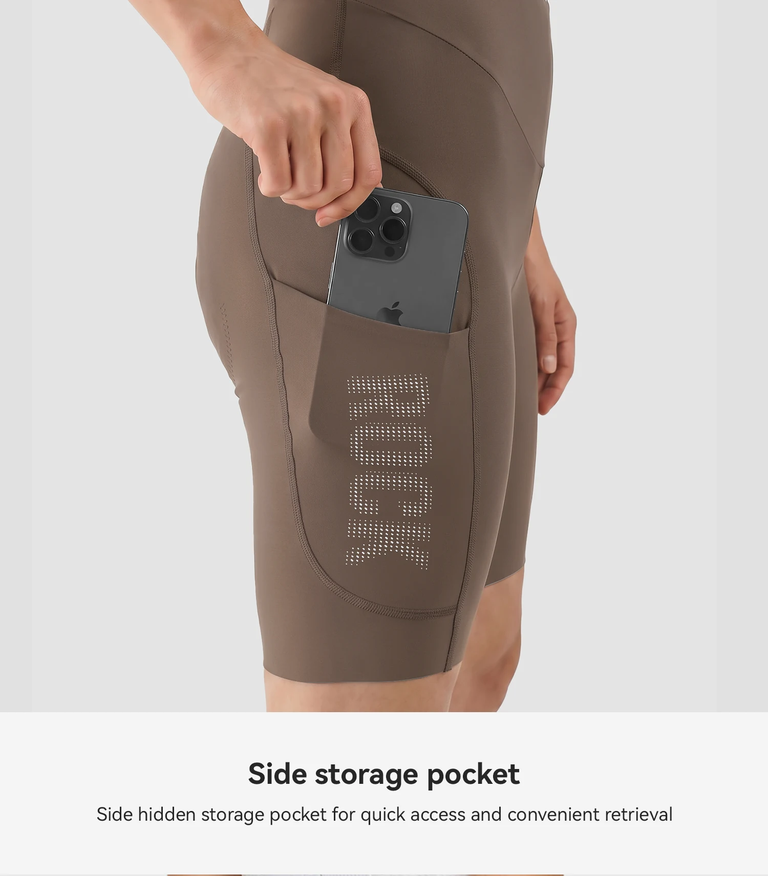 ROCKBROS Sommer-Radhose mit Trägern, Leicht, Elastisch, Atmungsaktiv, mit Polsterung, Damen-Radhose – Detail 16