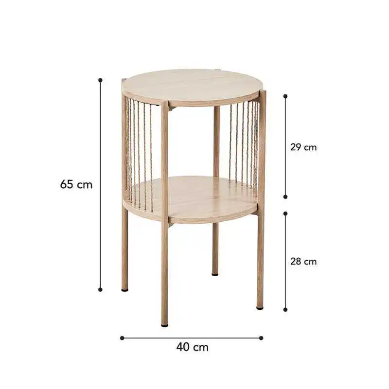 #Modern Round Wooden Coffee Table Custom Light Luxury Design For Small Living Room, Creative Sofa