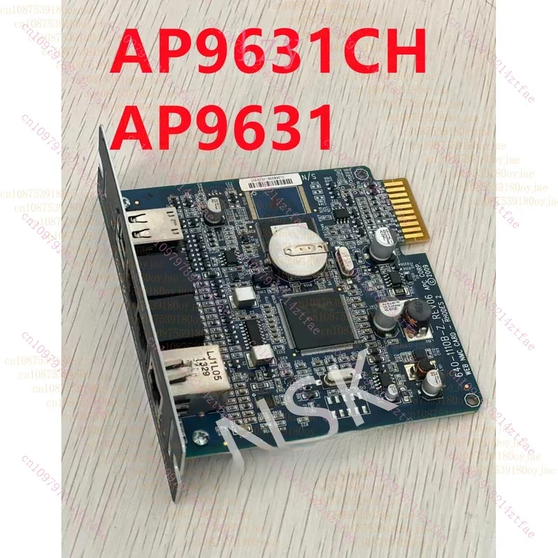 

Оригинальная карта сетевого управления AP9631 AP9631CH для ИБП APC Schneider, 2-канальный мониторинг окружающей среды