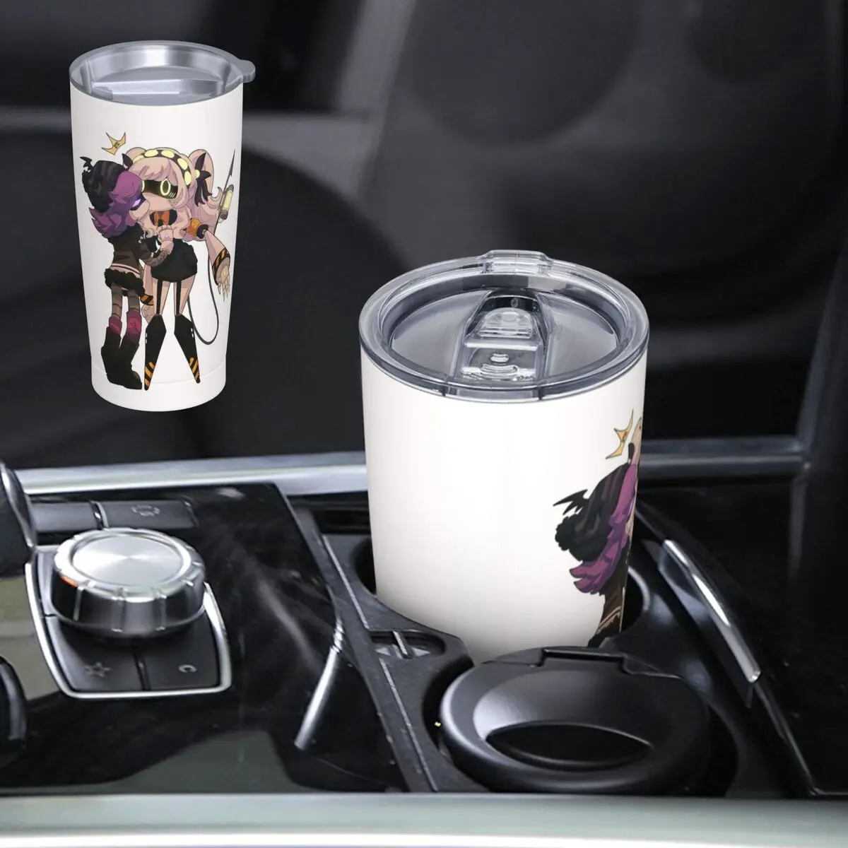 Murder Drones Stainless Steel Tumbler Vacuum Insulated Mugs Thermal Cold Bottle Straws With Lid 20oz