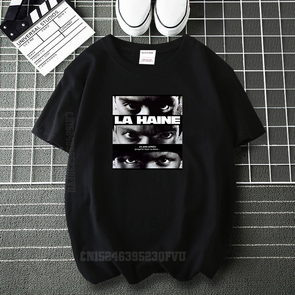 1995 La Haine Movie Cotton T-Shirts Men Women Hip Hop Casual Tee Shirts Summer Brand Camisas Hombre Cartoon Harajuku T Shirt