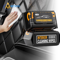 Car Leather Cleaning Wipes Multi-Functional Interior Detailing Leather Conditioning Disposable Cleaning