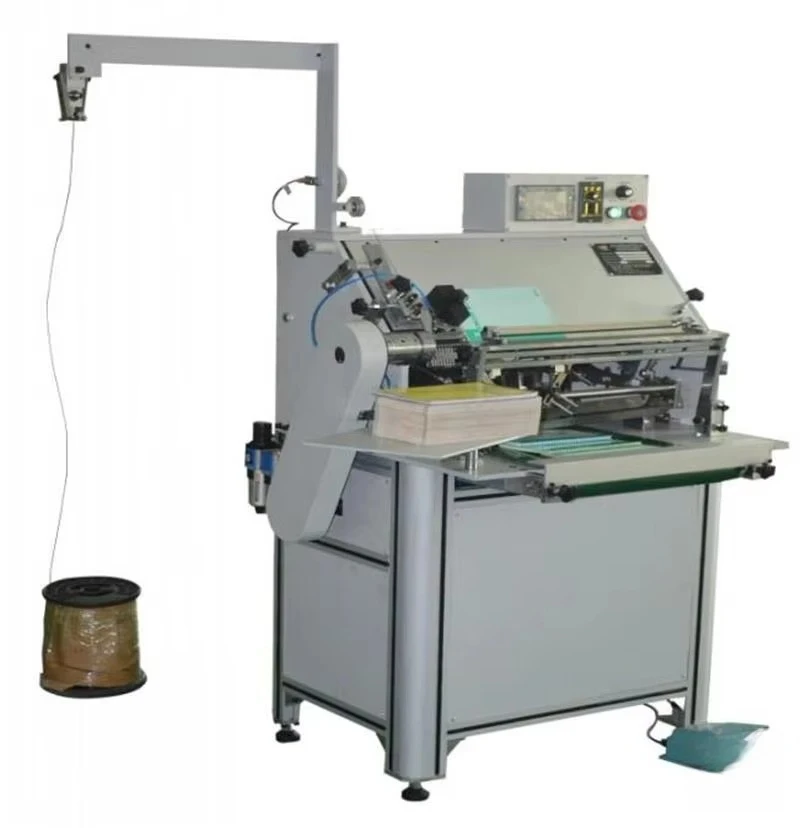 NB-450 Notebook Metal Iron Single Loop Spiral Coil Binding and Forming Machine