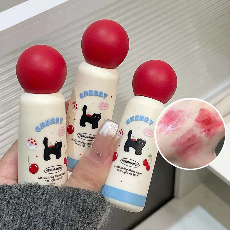 HERORANGE Meow Whisper Mirror Lip Gloss - Moisturizing Long-Lasting, Water-Glossy, Perfect for Spring/Summer