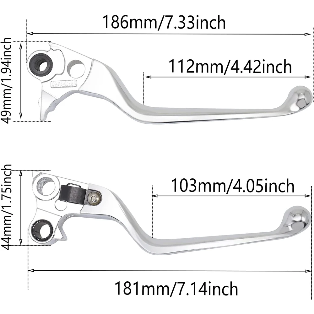 For Harley Davidson XL Sportster 883 and 1200 2003-1996 Motorcycle Accessories Aluminum Adjustable Brake Handle Clutch Levers