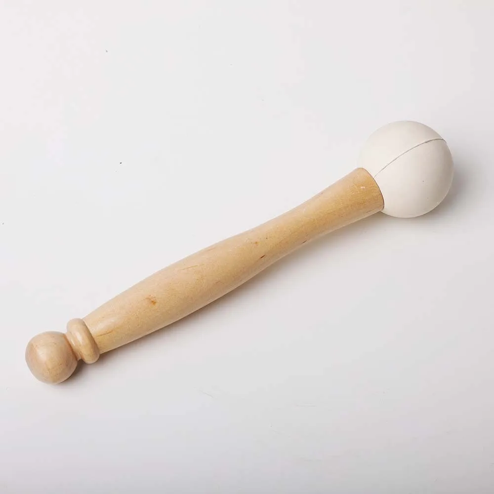 Picture 4: CVNC Accessory 20cm Rubber Mallets or Suede Mallets for Playing Crystal Singing Bowl