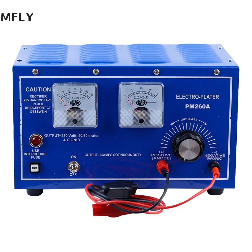 

Electroplating Machine 30 Amp Output Rectifier Electronic Plating Machine Jewelry DIY Making Tools