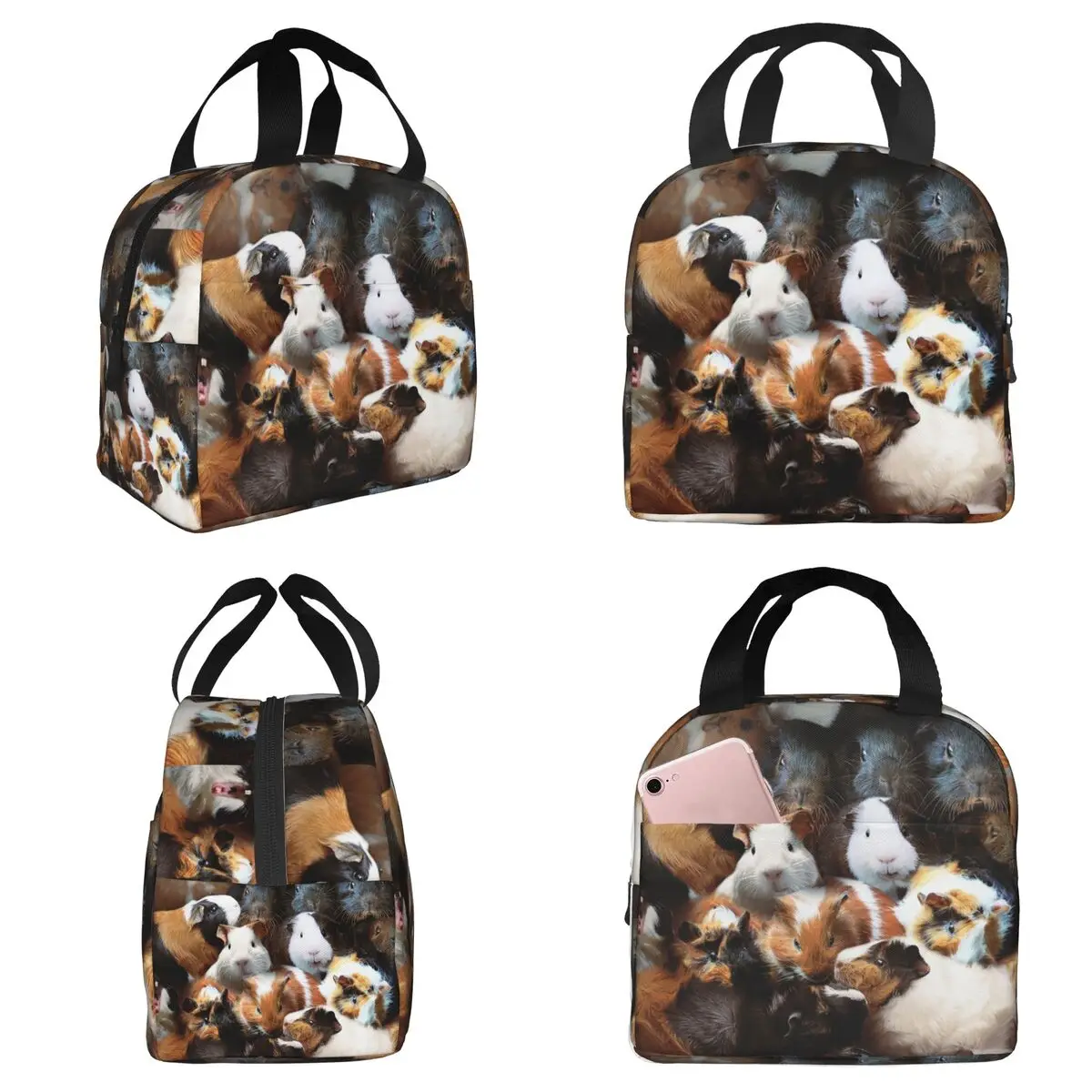 

Термосумка для обедов с изоляцией для женщин, офисная термосумка-холодильник для еды, портативный контейнер для ланчей