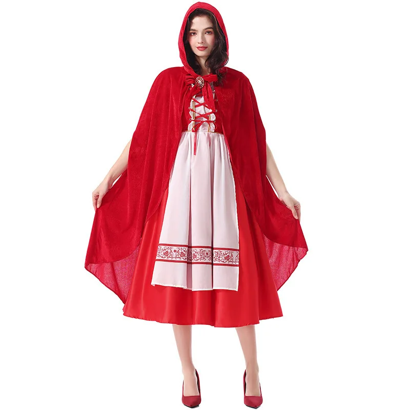 Vestido De Princesa De Cuento De Hadas Para Padres E Hijos, Capa De Halloween, Caperucita Roja, Disfraz De Escenario, Navidad — -26%, 24.03€ Coupon, from 68.39€ – 26% descuento – €68.39