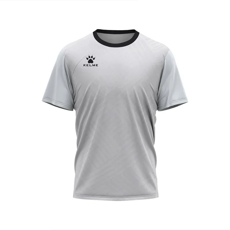 New Summer 2024 Kelme Sports Shirt Men\'s Tennis Training Wear Comfortable Breathable Plus-size Quick-drying Top