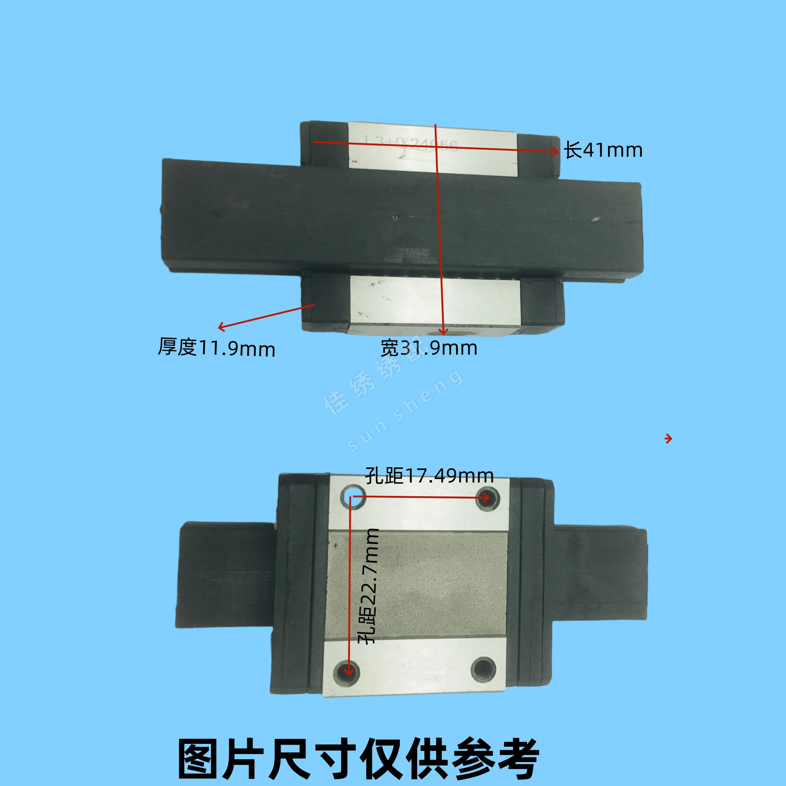 

Computer Embroidery Machine Accessories Tajima Linear Guide Rail Linear Slide Rail Guide Rail Trolley Slider 41MM 58MM 84MM 33MM