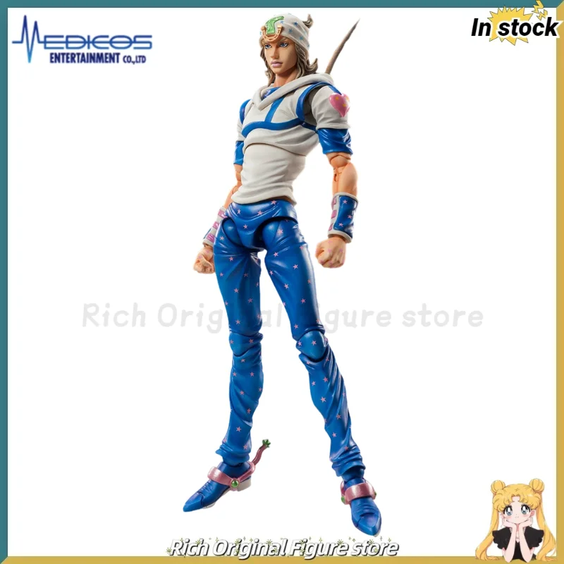 【재고 있음】오리지널 MEDICOS-E Superimage 이동식 JOJO'S BIZARRE ADVENTURE STEEL BALL RUN 애니메이션 액션 피규어