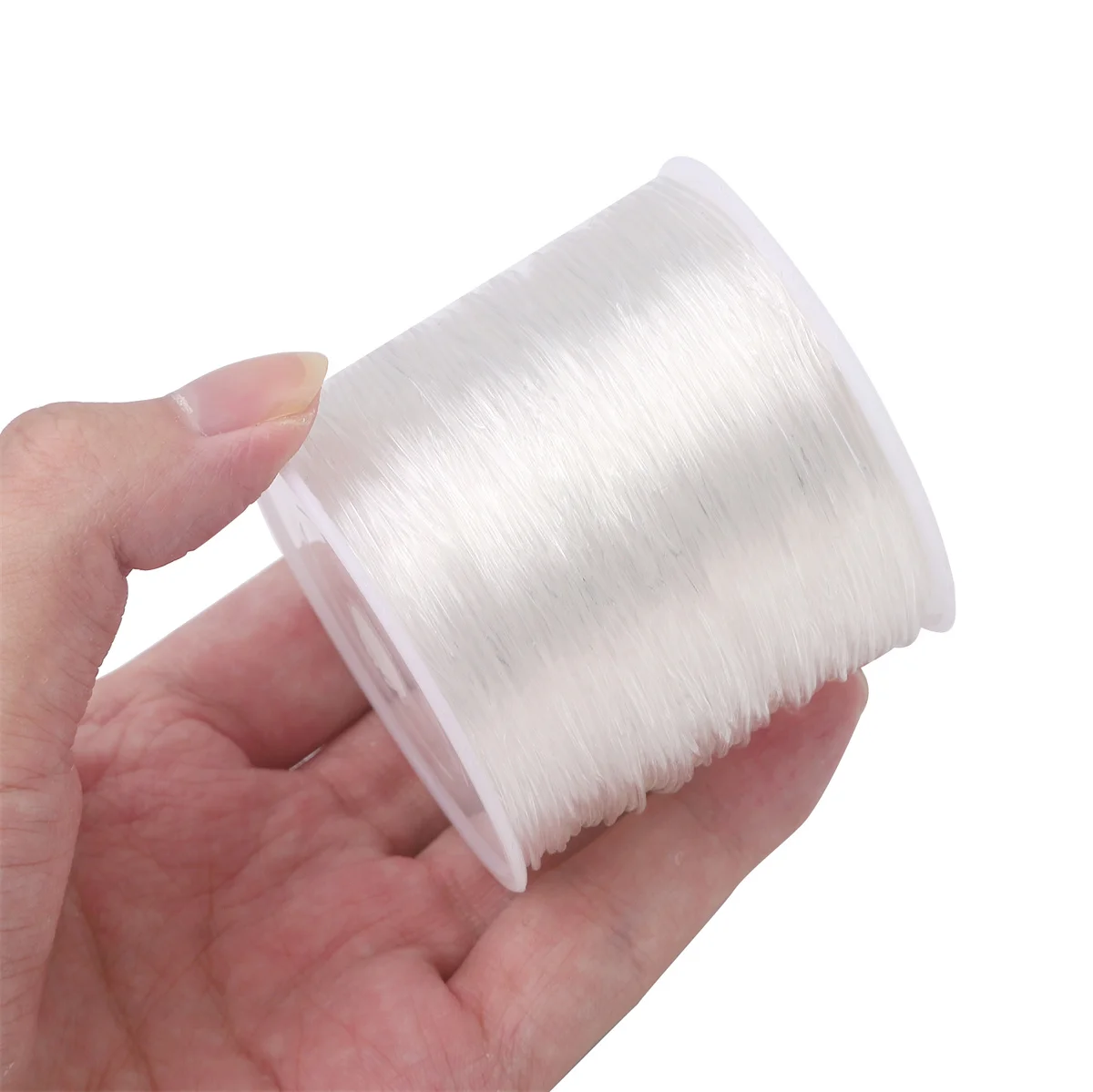 About 35-100m Round Crystal Elastic Line DIY Beaded Jewelry Rope Elastic Rope Jewelry Accessories