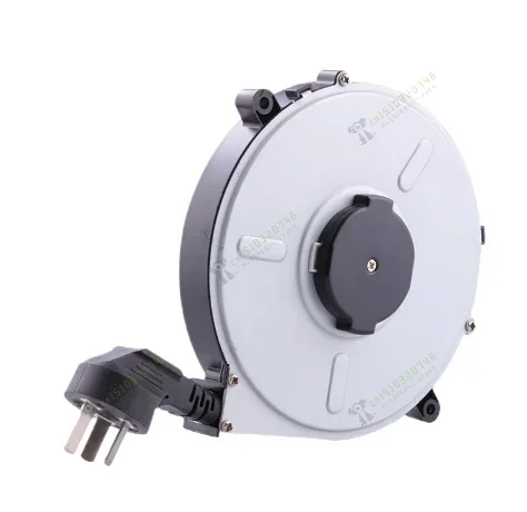 220V/50HZ 125V/60HZ 1000-2000W Extension Electric Retractable Cord Reel Fireproof Material Automatic Power Cord Shrinker