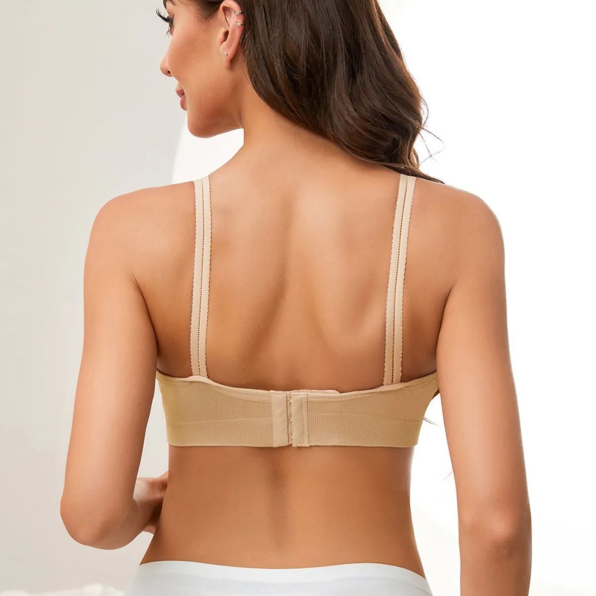 Wirefree حمالة صدر للرضاعة حمالات الصدر الأمومة ملابس الحمل منع ترهل الرضاعة الطبيعية المرأة تنفس الصدرية