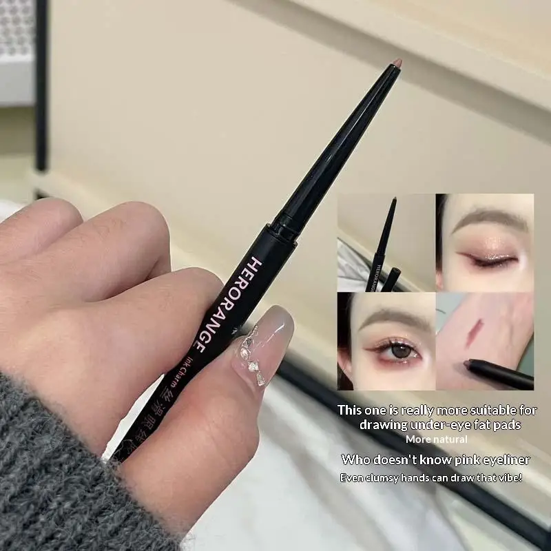 Nuevo HERORANGE delineador de ojos Gel lápiz impermeable de larga duración ultrafino mate delineador de ojos fácil de usar cosméticos de maquillaje de ojos