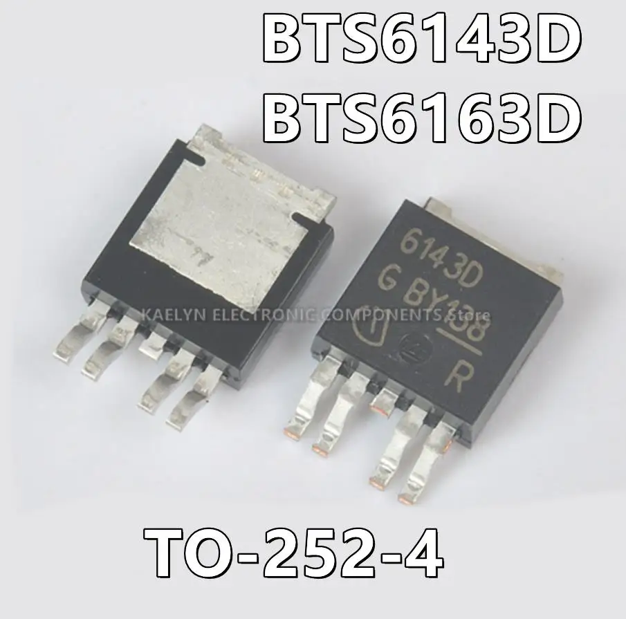 10pcs/lot BTS6143D 6143D BTS6163D 6163D Power Switch/Driver 1:1 N-Channel 41A PG-TO252