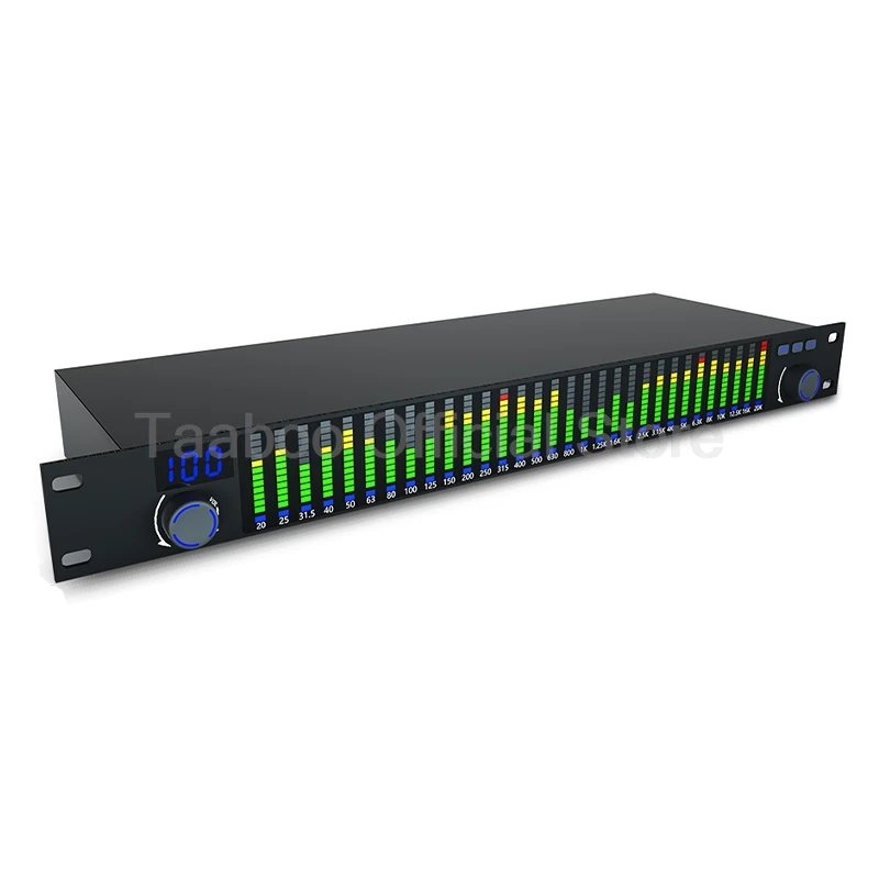 31-Band Sound Mixer 1U Equalizer 10 Effects Mixing Console Professional DJ Effector Digital Sound System For Karaoke DJ 220V
