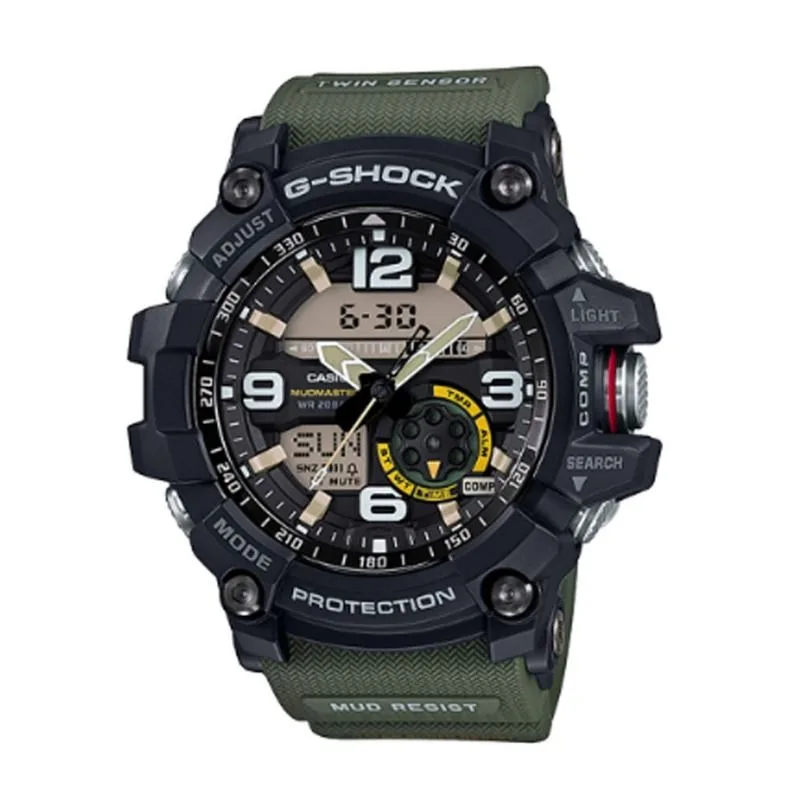 Casio GG-1000 Brand New Original G SHOCK Little Mud King Waterproof and Mud-proof Sports Dual-screen Men\'s Watch Luxury Casual