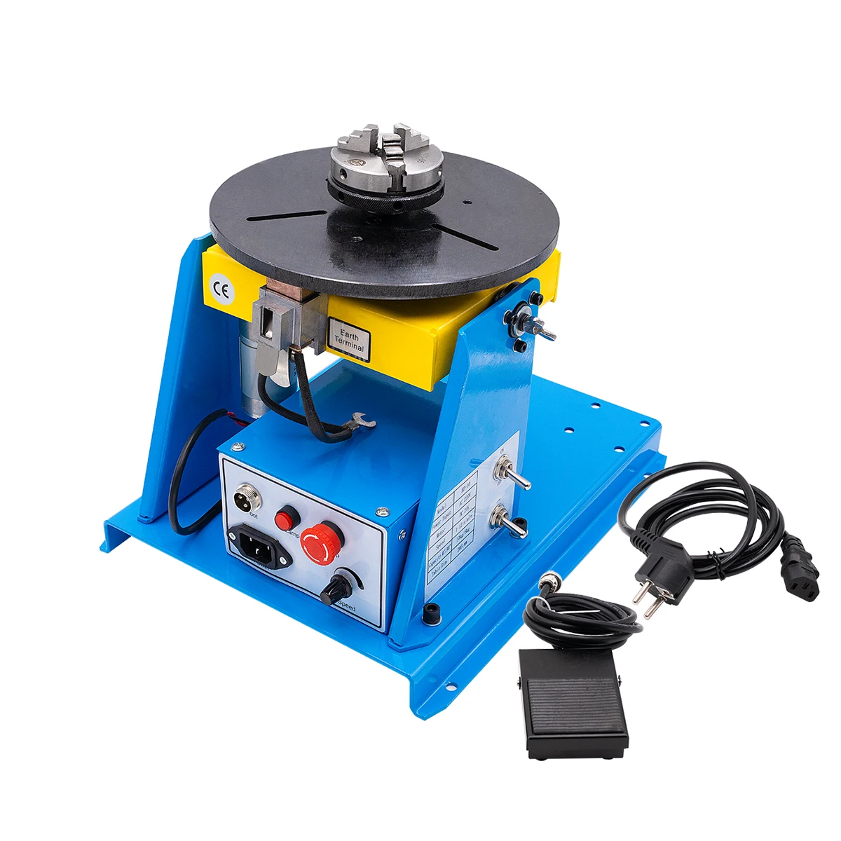 

HD-10 10KG Welding Positioner Turntable Mini Rotating Table 110/220V Weld Displacement Small Rotary Work Tables With Chuck 65mm